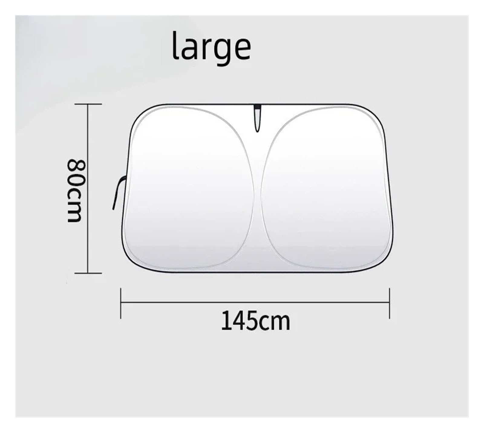 Auto Sonnenschutz Frontscheibe Hitzeschild Sonnenschutz Licht Kissen Vorhang modifizierte Sommer Schutzausrüstung im Auto(Large Pack) von PTISXV