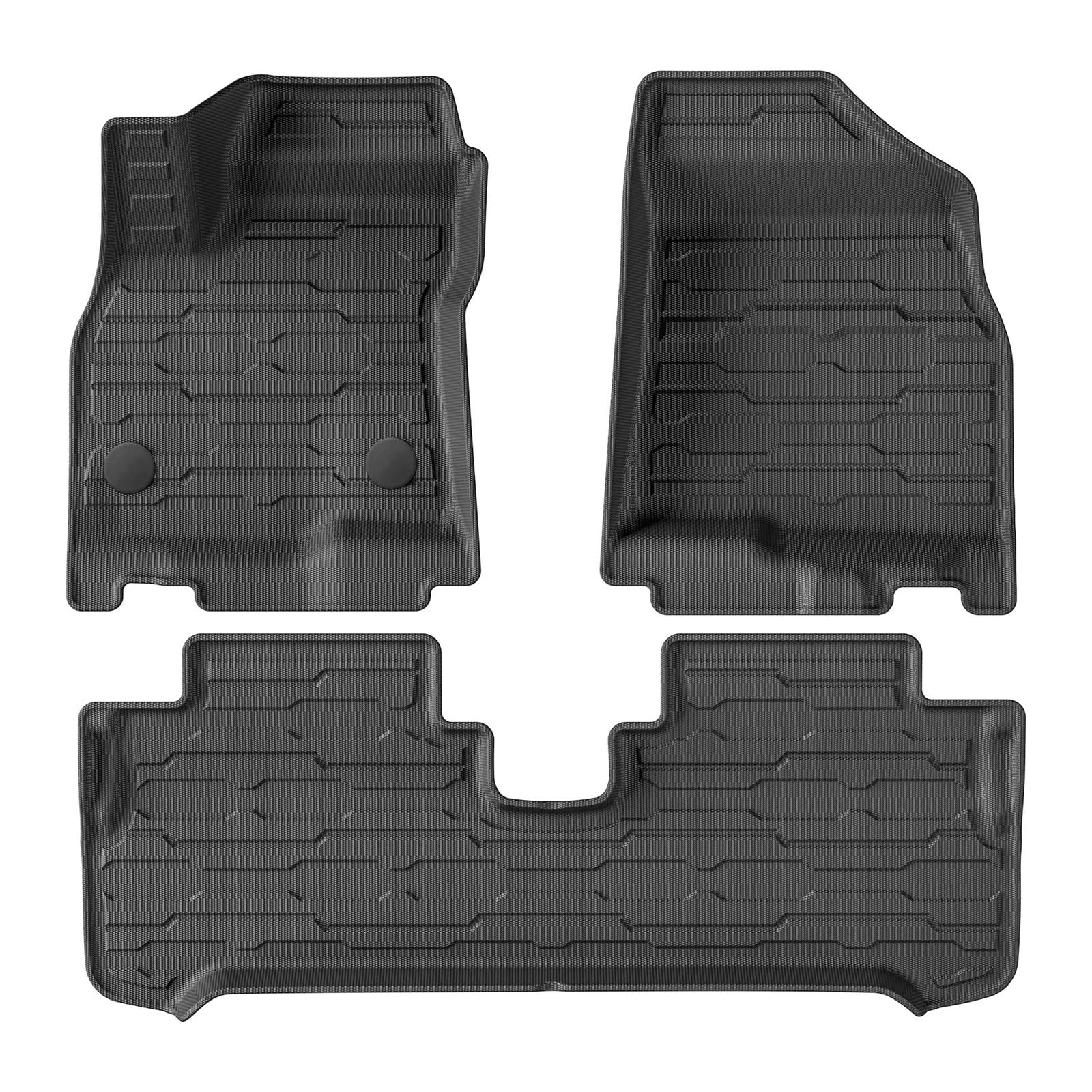 Passend for Bolt EV 2022 2023 2024 Auto-Fußmatten Cargo-Pads Gepäckraumpolster TPE 3D Linkslenker(Bolt EV LHD 3PCS) von PTISXV