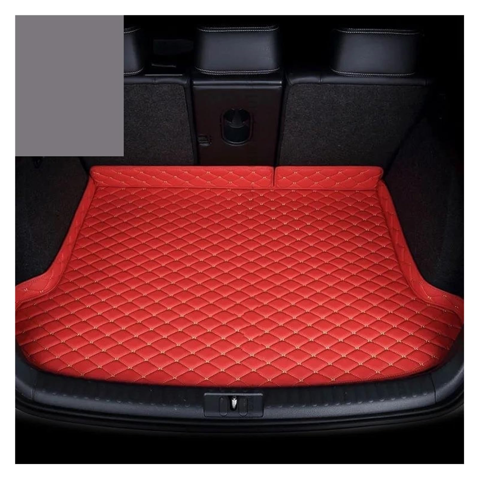 Auto Kofferraummatte Für 3er-Serie Für E91 Touring 2005–2011 Auto Heck Kofferraummatten Universelle wasserdichte Pads Automatten Tablett Teppich Schlammteppich Kofferraum Teppich(Red) von PTLYE