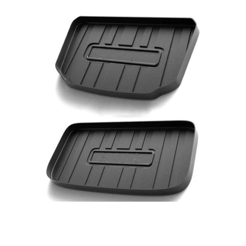 Auto Kofferraummatte Für BYD Für Dichtung Für Atto 4 EV 2023-2024 Maßgeschneiderte Kofferraum Liner Fach Auto Hinten Trunk Cargo Matte Blatt Teppich Schlamm Schutz Kofferraum Teppich(2pcs) von PTLYE