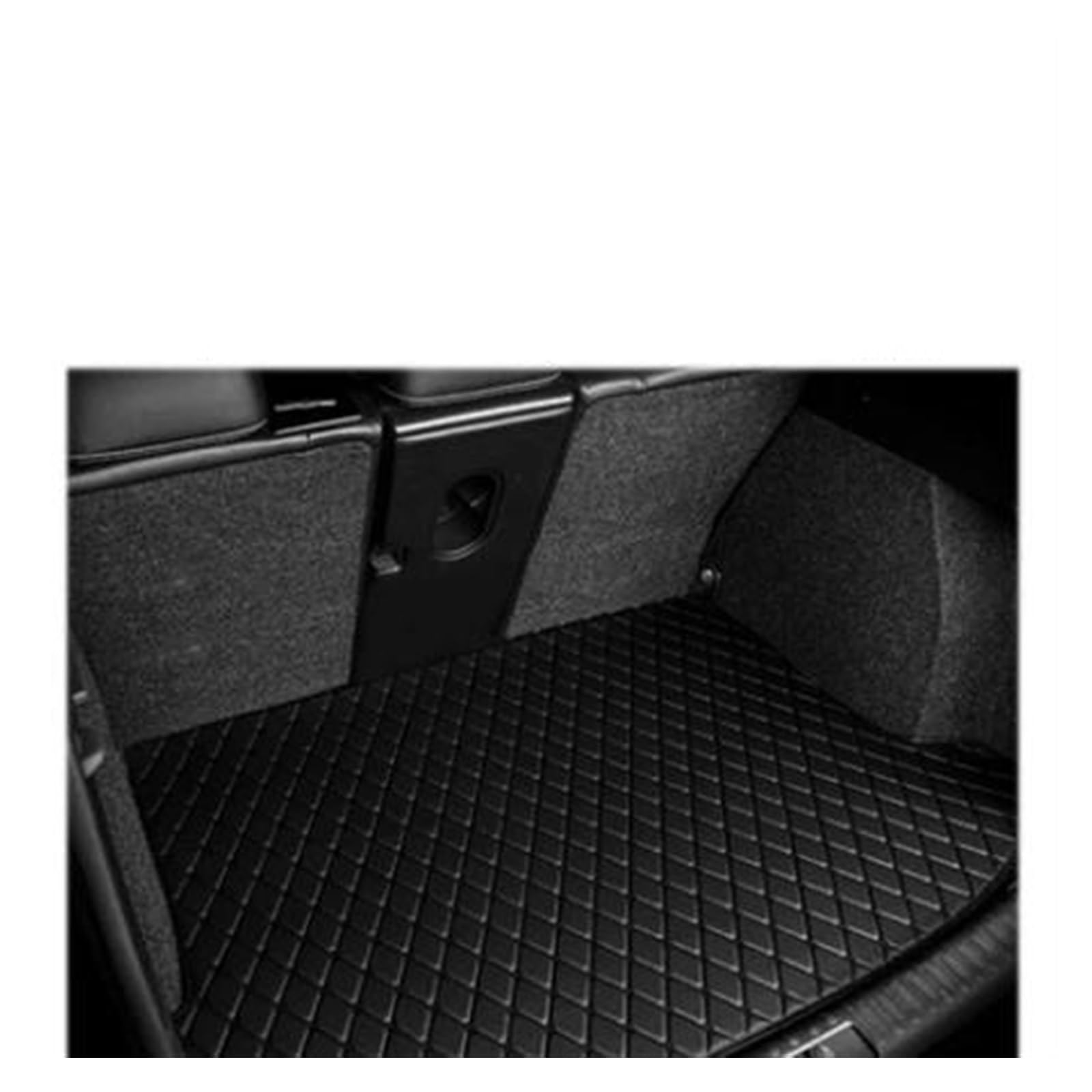 Auto Kofferraummatte Für Hyundai Für Tucson TL 2015 2016 2017 2018 2019 Leder Kofferraum Matte Stamm Boot Mat Liner Pad Cargo-Liner Pad Kofferraum Teppich(Black) von PTLYE