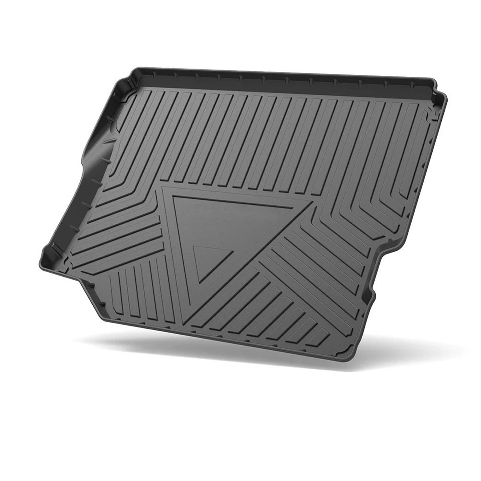 Auto Kofferraummatte Für Jeep Für Wrangler Für JL 2018-2023 Auto Auto Cargo Liner Alle Wetter Für TPE Nicht Slip Stamm Matten Boot Tablett Teppich Innen Zubehör Kofferraum Teppich(4-Doors-no Speaker) von PTLYE