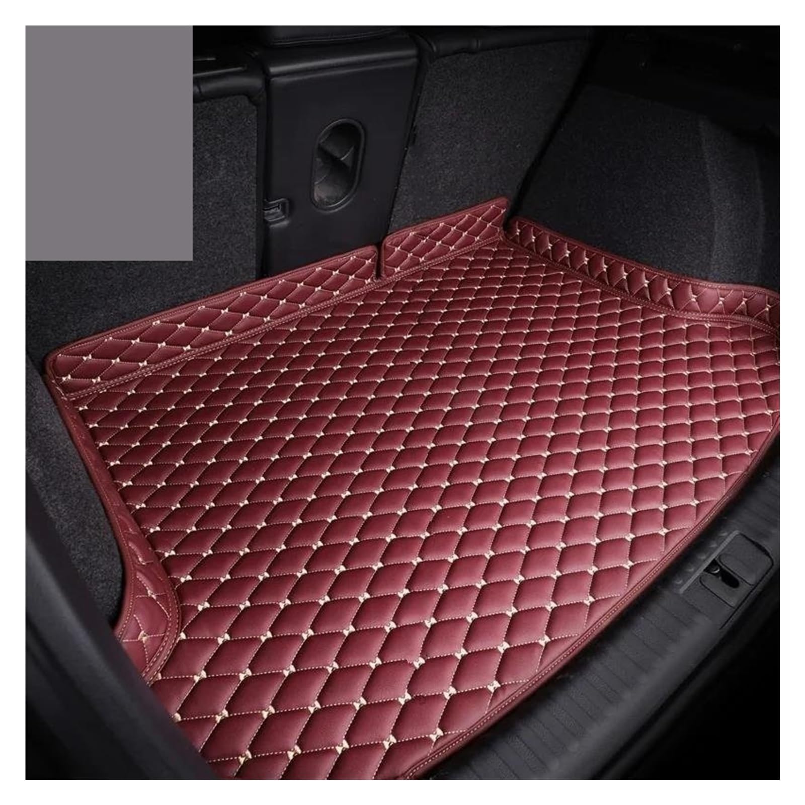 Auto Kofferraummatte Für Mazda3 Für Mazda 3 BK 2004~2009 Auto Matte Auto Innen Dekoration Auto Kofferraum Matte Auto Innen Stamm Fenster Pad Auto Zubehör Kofferraum Teppich(Wine red) von PTLYE