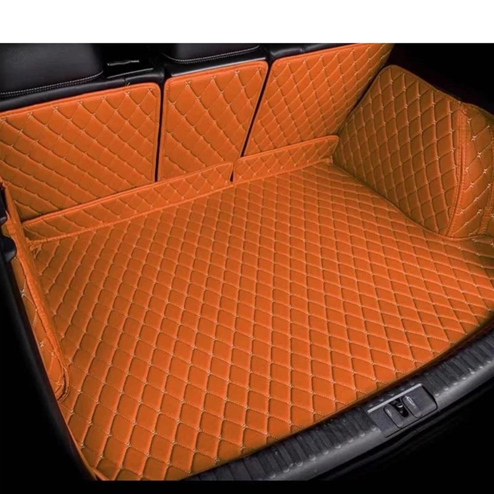 Auto Kofferraummatte Für RAV4 Für RAV 4 Für XA50 Für XA 50 2019 2020 2021 2022 Auto Zubehör Stamm Schutz Leder Matte Catpet Innen Abdeckung Teil Styling Kofferraum Teppich(Brown 3D) von PTLYE