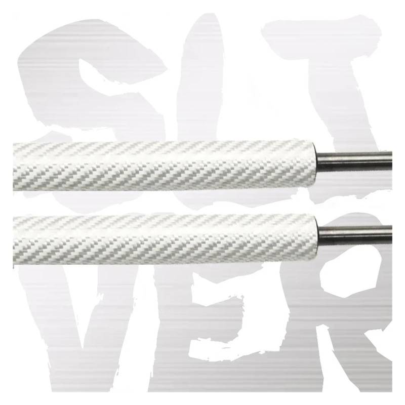 Auto Motorhaube Gasfeder Für Toyota Für Land Für Cruiser Für Prado 150 Serie 2009-2013 520mm Gas Strut Lift Unterstützung Vordere Motorhaube Ändern Auto Motorhaubendämpfer(Silver Carbon Fiber) von PTLYE