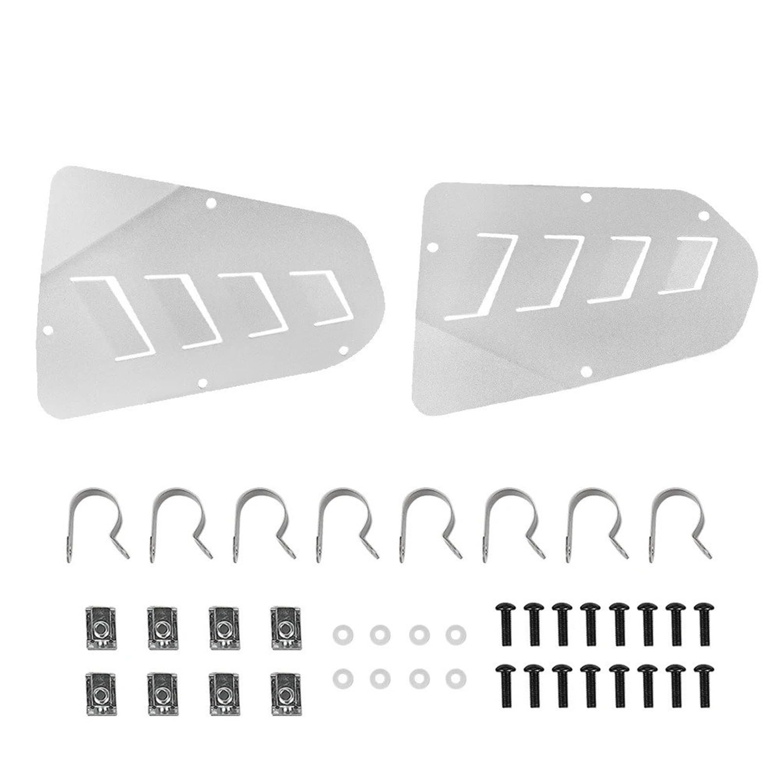 Engine Protection Plate Für R 1200 GS LC Für ADV 1200GS Für R1200GS Für Abenteuer 2013-2018 Zylinderkopf Wachen Schutz Abdeckung Motor Wachen Skid Plate(Silver) von PTLYE