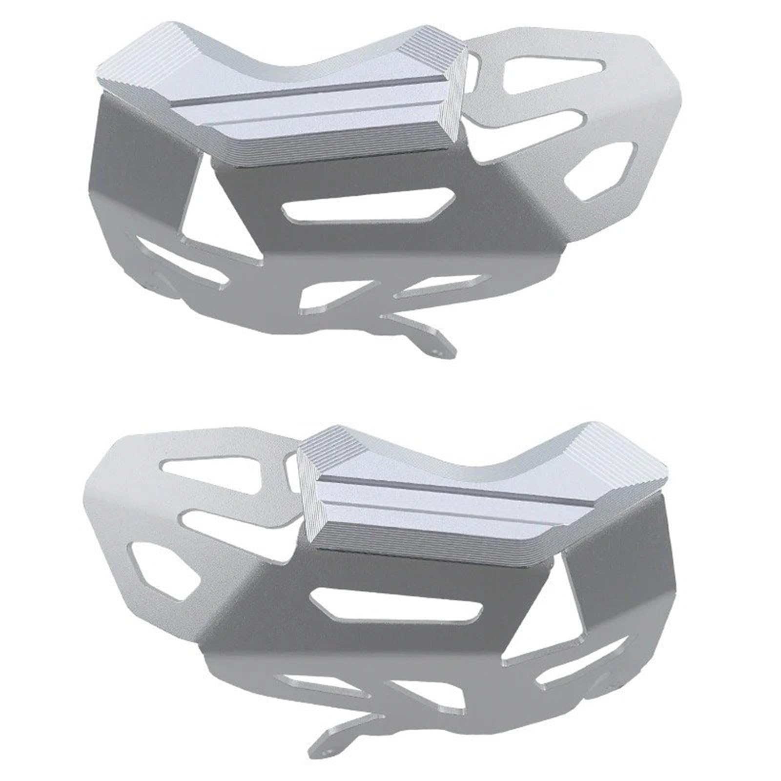 Engine Protection Plate Für R1250GS Für ADV Für Abenteuer R1250R Für R1250RS Für R1250RT Motor Wachen Zylinderkopf Wachen Schutz Abdeckung Schutz Skid Plate(All Silver) von PTLYE