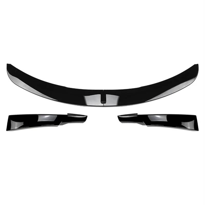 Frontspoilerlippe Spoiler Für 3 Serie E90 E91 Für LCI Für Sport 2009-2012 Auto Front Lip Splitter Diffusor Body Kits Spoiler Stoßstange Schutzfolie Auto Frontlippe Frontspoiler(Gloss Black Set) von PTLYE