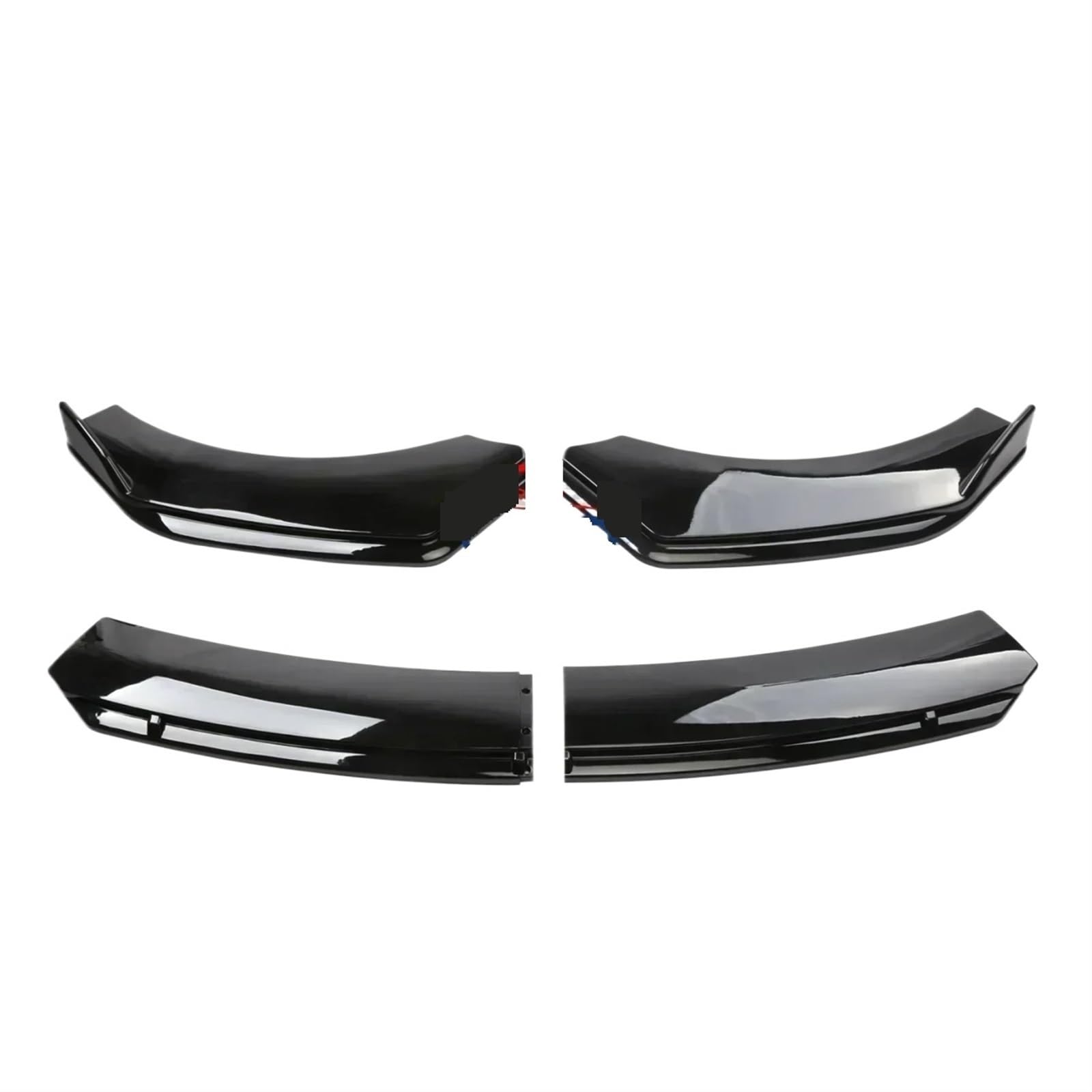 Frontspoilerlippe Spoiler Für 970 971 2009-2022 Auto Vorderen Körper Stoßstange Spolier Lippe Kinn Diffusor Splitter Air Dam Kit Protector Schutz Abdeckung Auto Frontlippe Frontspoiler(Gloss Black) von PTLYE