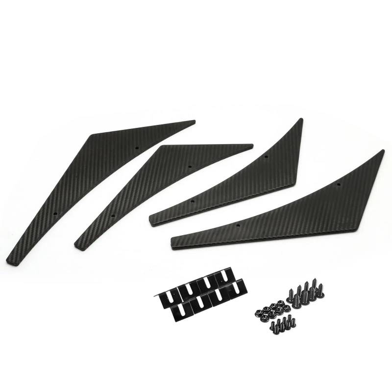 Frontspoilerlippe Spoiler Für A3 Für A4 Für A5 Für A6 Für A7 B7 B8 S3 2002-2017 Canard Splitter Diffusor Valenz Spoiler Lippe Vordere Stoßstange Fin Schutz Trim Universal Auto Frontlippe Frontspoiler( von PTLYE