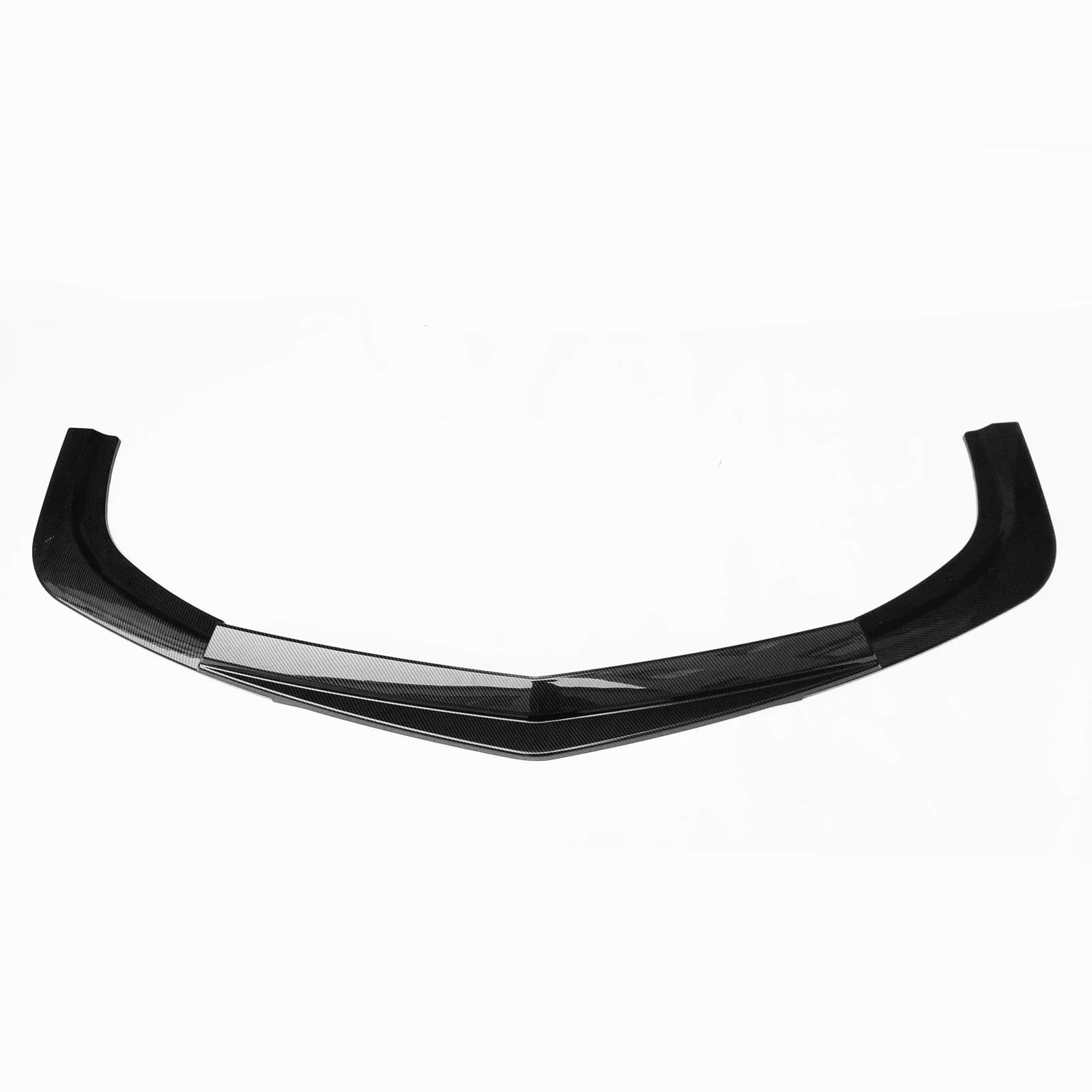 Frontspoilerlippe Spoiler Für Benz C Für Klasse W204 C63 2012-2014 Frontspoiler Stoßstange Lip Untere Splitter Schutz Klappe Auto Frontlippe Frontspoiler(Carbon Fiber Look) von PTLYE