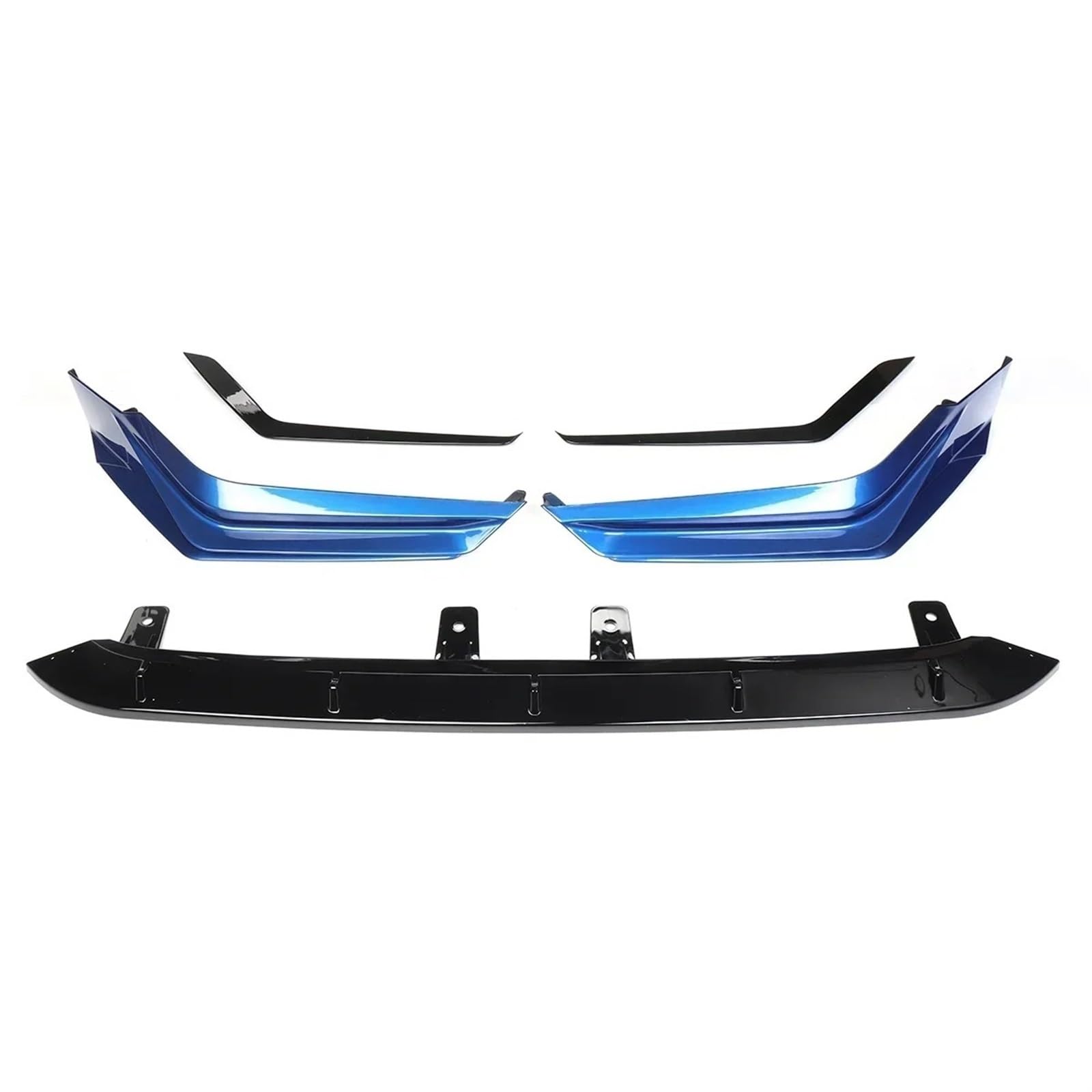 Frontspoilerlippe Spoiler Für Civic FE180 2022-2023 Frontstoßstangenschutz Schutzkörper Kit FE180 Frontstoßstangen Spoilerlippe Kinnstoßstangensplitter Auto Frontlippe Frontspoiler(Blue) von PTLYE