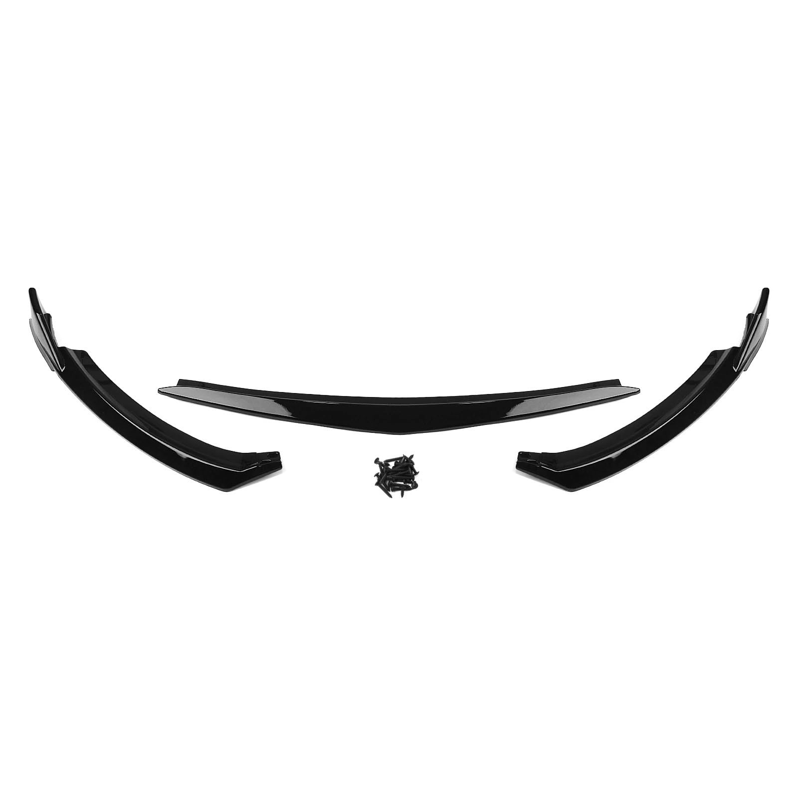 Frontspoilerlippe Spoiler Für Toyota GR86 2022 2023 Auto Frontschürze Spoiler Splitter Lip Untere Schutz ﻿ Auto Frontlippe Frontspoiler(Glossy Black) von PTLYE