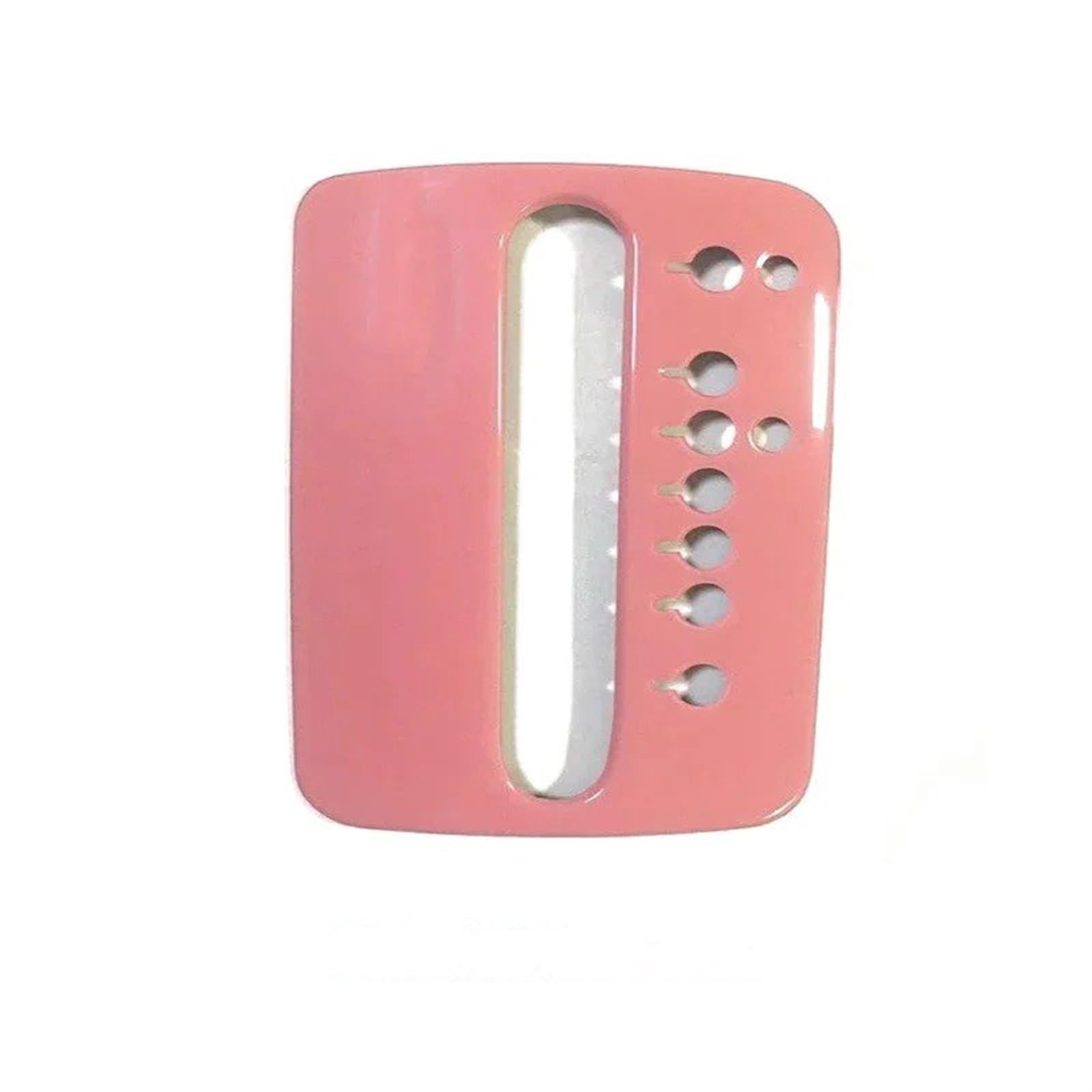 Für Beetle 2003-2011 RHD ABS Pink Look Center Control Panel Fenster Schalter Tür Griff Schüssel Abdeckung Innen Zubehör Auto Zentrale Abdeckung Trim Aufkleber(Gear panle 03-06) von PTLYE