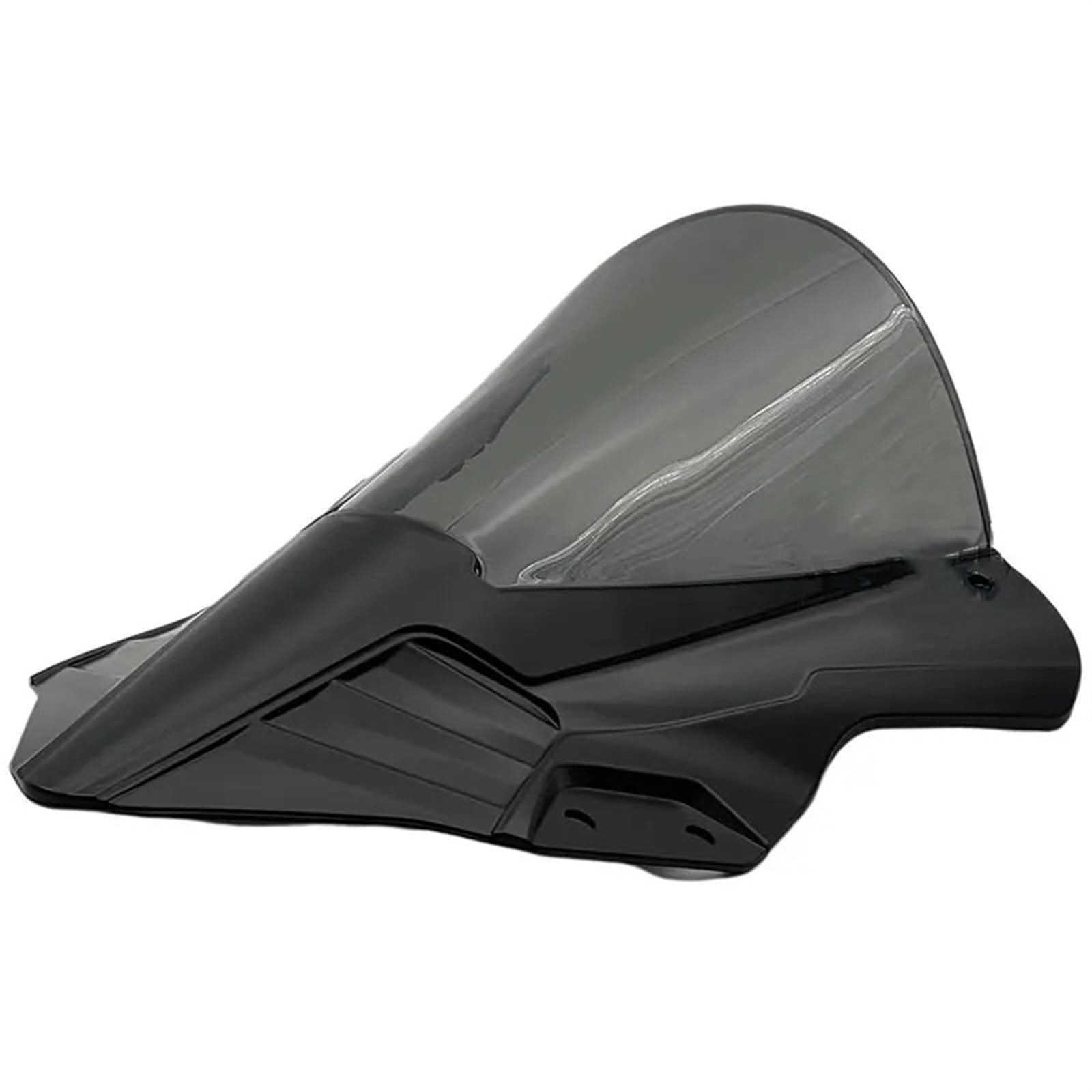 Für Kawasaki Für Ninja 400 Für Z400 Für EX400 2018-2023 2024 Z 400 Motorrad Windschutzscheibe Windabweiser Double Bubble Windschutzscheibe Motorrad Frontscheibe Windschild(Type A Matte Gray) von PTLYE