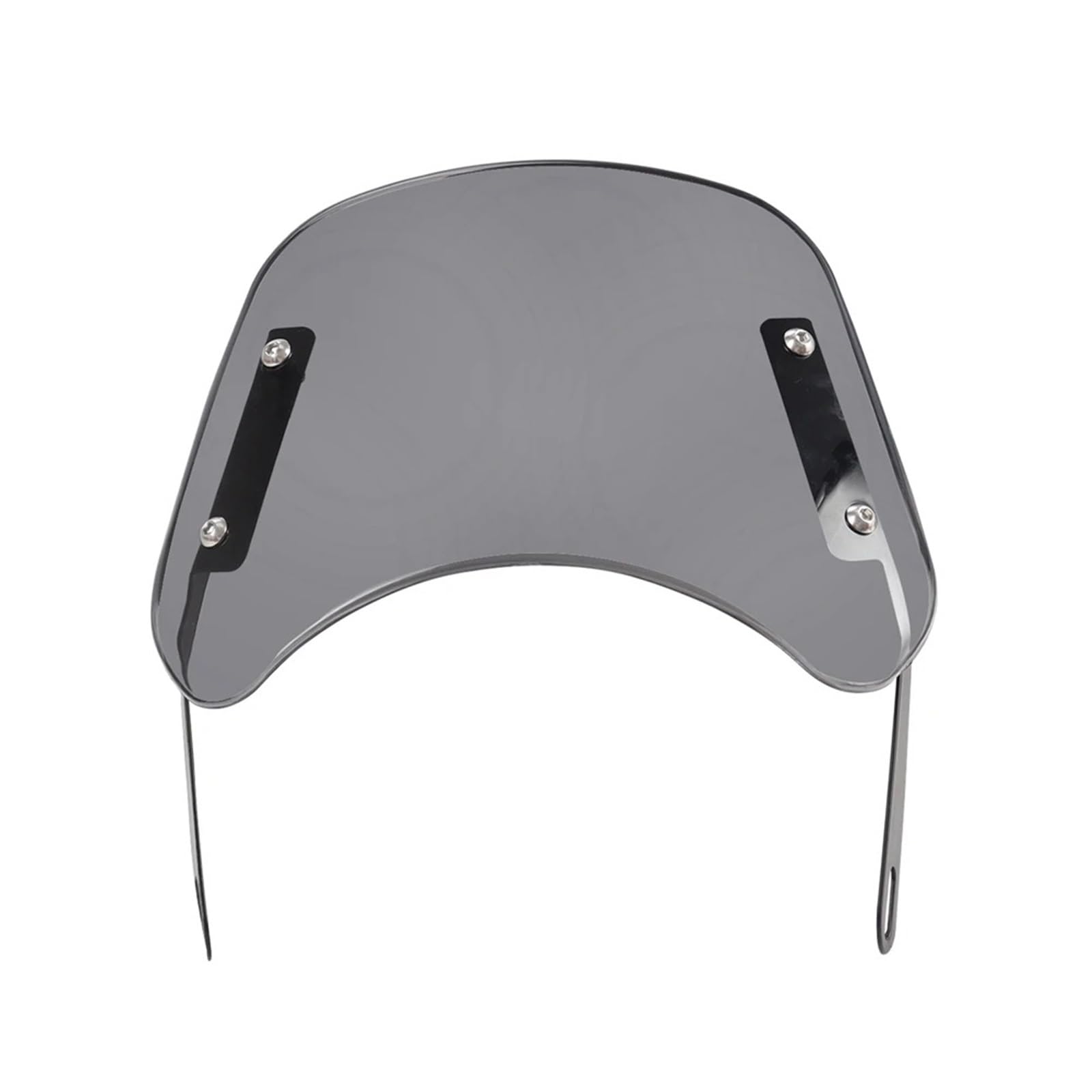 Für Kawasaki Für Suzuki 8 Stile 6,5 "-9,45" Motorrad Scheinwerfer Windschutzscheibe Windabweiser Windschutzscheibe Universal Motorrad Frontscheibe Windschild(Grey B Style) von PTLYE