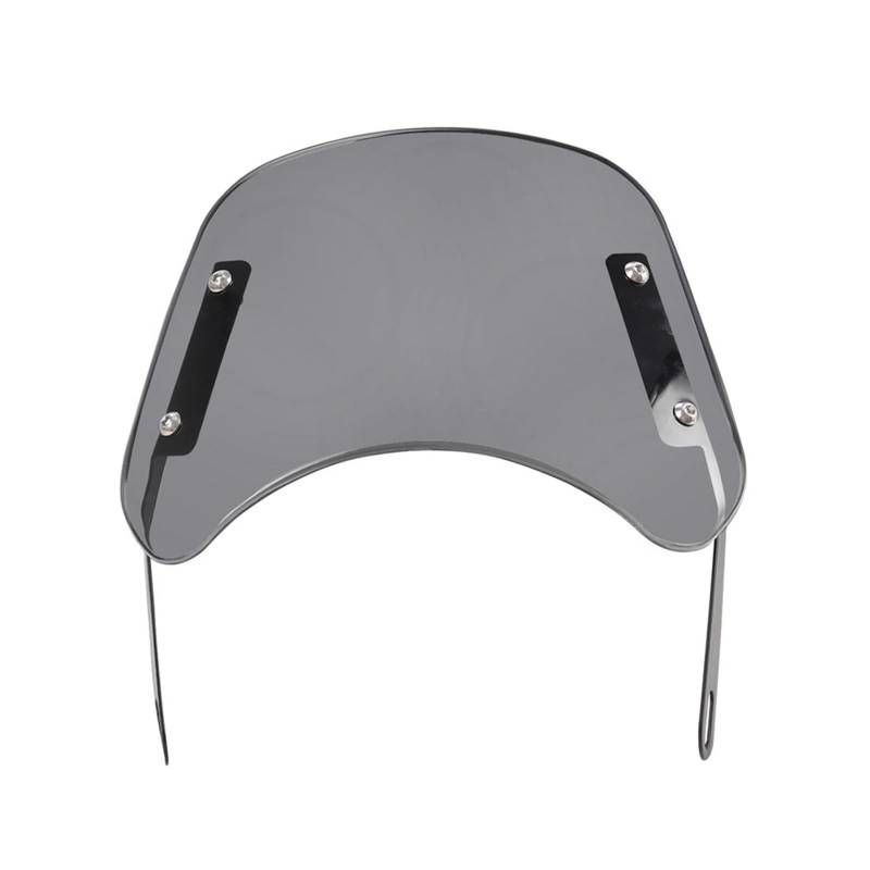 Für Kawasaki Für Suzuki 8 Stile 6,5 "-9,45" Motorrad Scheinwerfer Windschutzscheibe Windabweiser Windschutzscheibe Universal Motorrad Frontscheibe Windschild(Grey B Style) von PTLYE