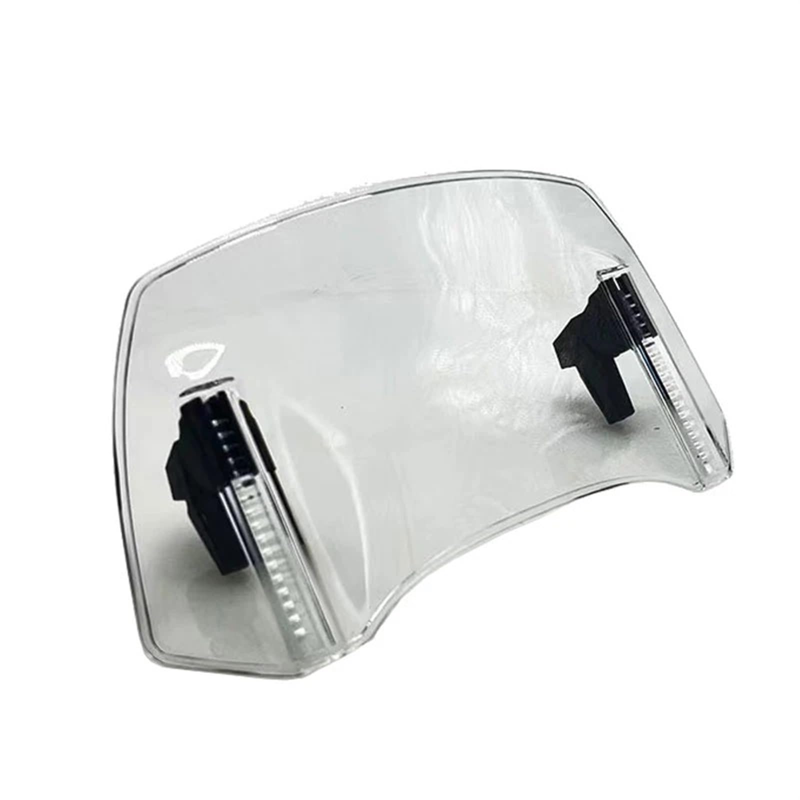 Für NC750S NC700S Für CTX700 NSS750 Für Integra750 NC750X NC700X Motorrad Windschutzscheibe Verlängerung Einstellbare Spoiler Deflektor Motorrad Frontscheibe Windschild(Transparent) von PTLYE