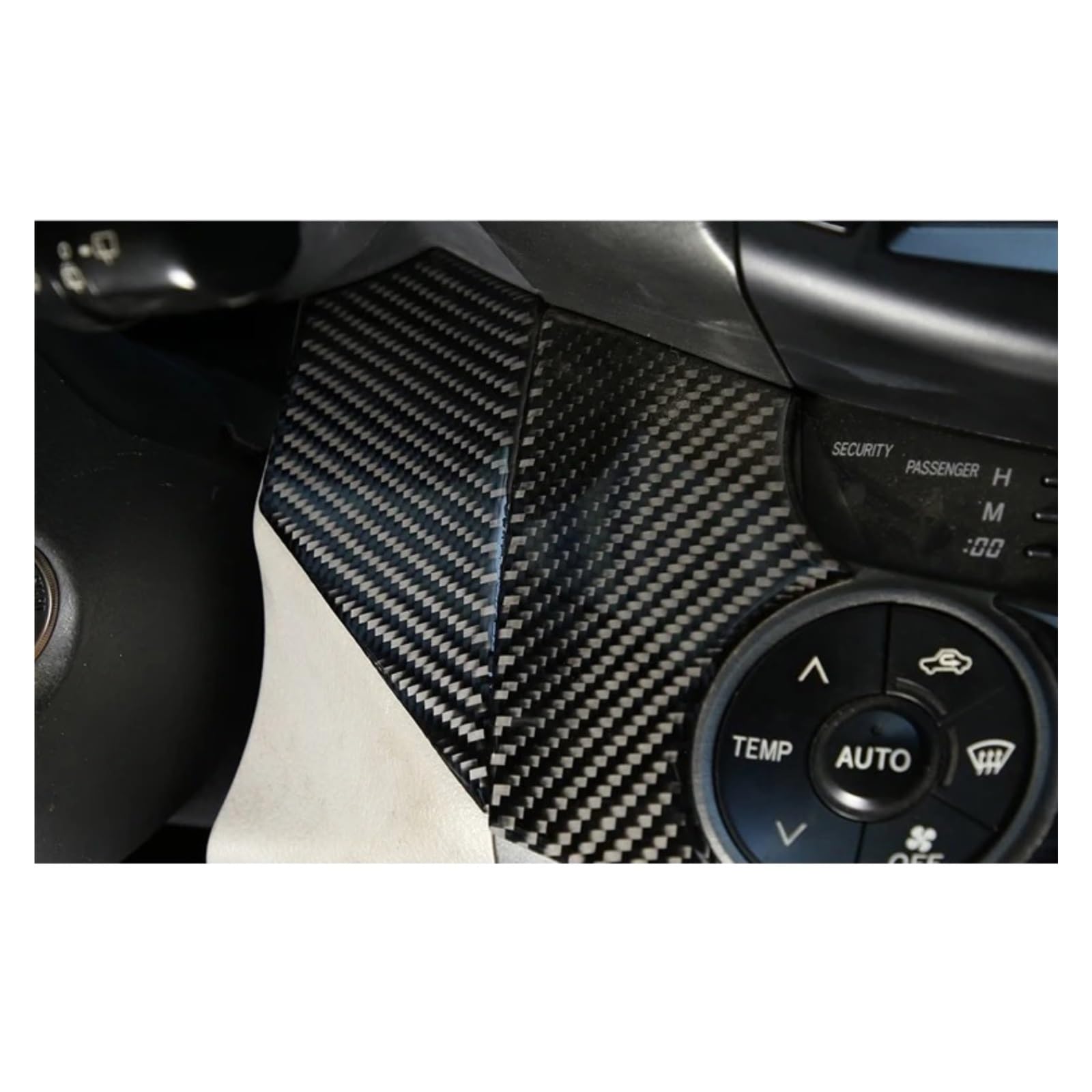 Für Toyota Für RAV4 2006-2019 Auto Styling Weichen Carbon Zentrale Steuerung Panel Innen Aufkleber Auto Modifikation Zubehör Auto Zentrale Abdeckung Trim Aufkleber(14) von PTLYE