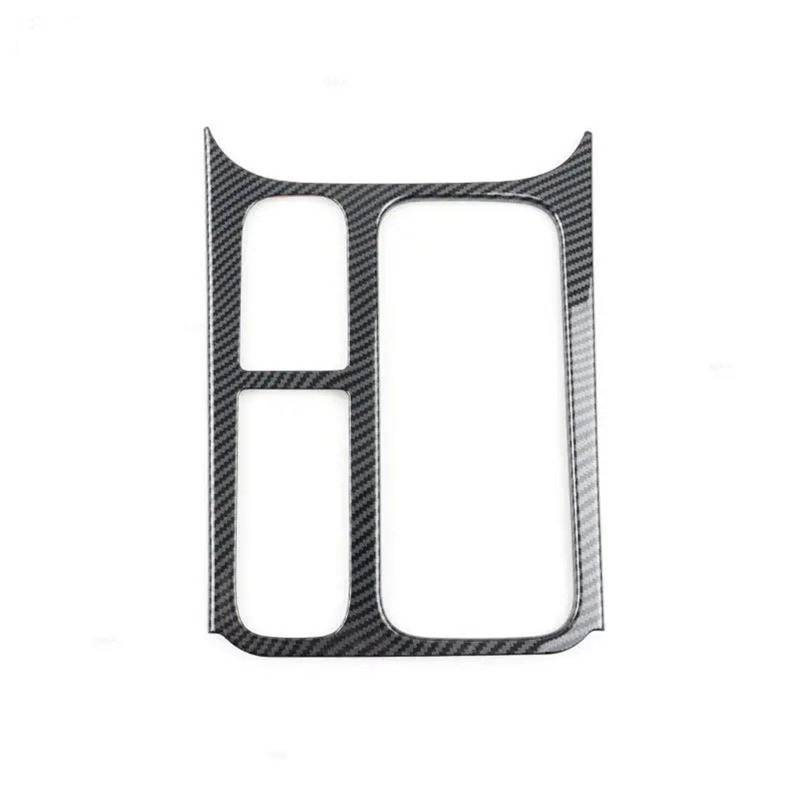 Für VW Für Tiguan Für MK1 2008 2009 2010 2011 2012 2013 2014 2015 Auto Zentrale Steuerung Wasserbecherhalter Rahmenabdeckung Silber/Carbon Textur Auto Zentrale Abdeckung Trim Aufkleber(Carbon Texture) von PTLYE