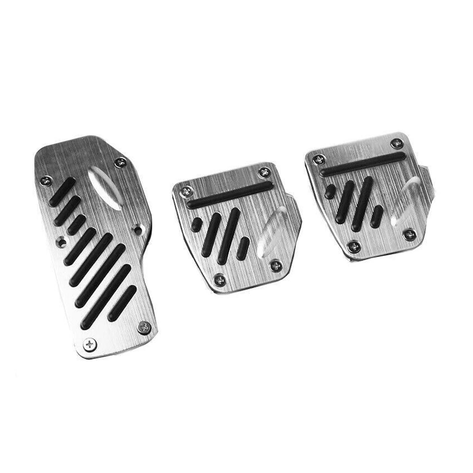 Fußstütze Pedale 3 Stücke Universal Auto Pedal Aluminium Legierung Bremse Gaspedale rutschfeste Bremse Kupplung Fußstütze Pad Abdeckung Auto Zubehör Bremse Pedalkappen von PTLYE