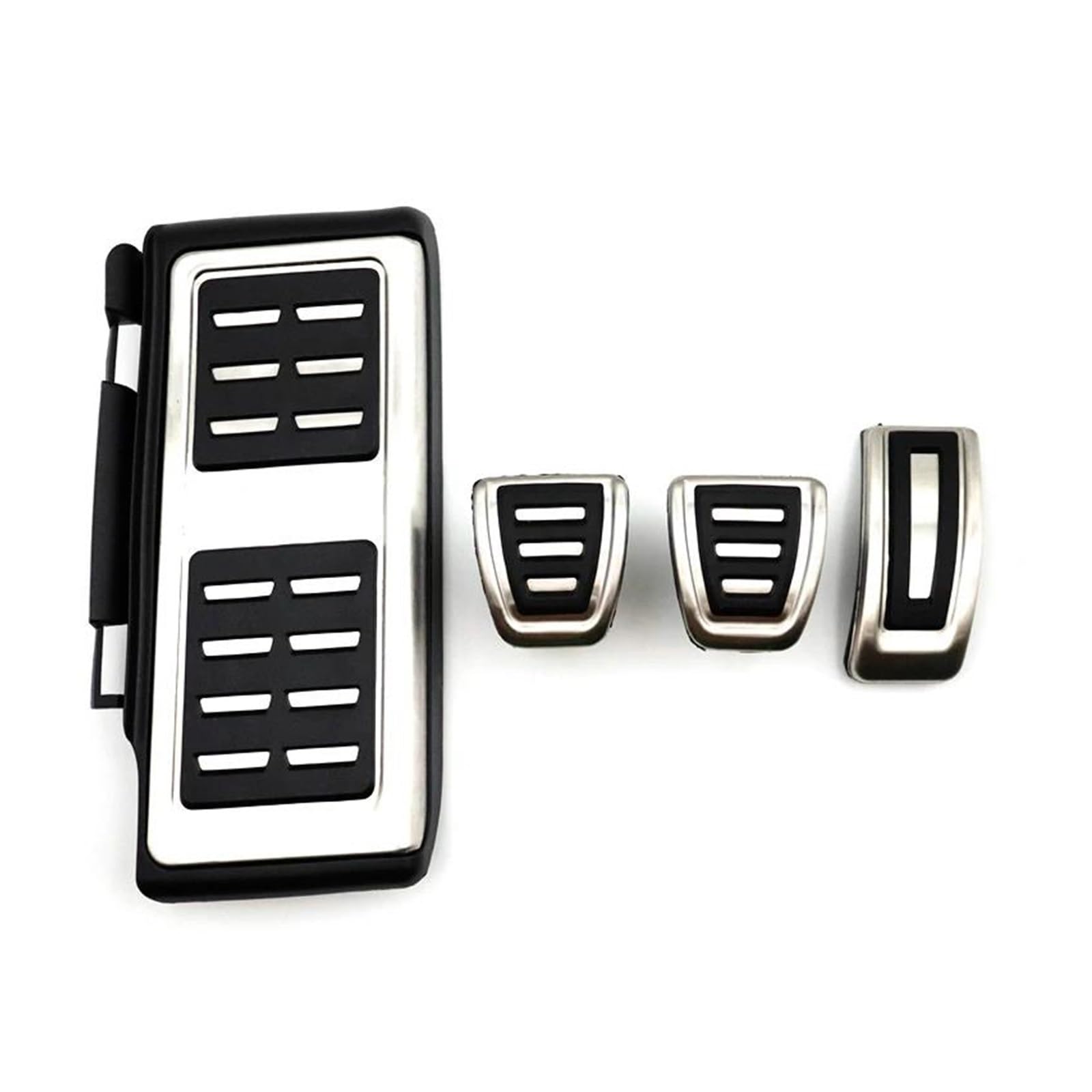 Fußstütze Pedale Für A1 Mk2 GB 2018 2019 2020 2021 2022 Auto Pedal Pad Automotive Edelstahl rutschfeste Kein Bohren Pedale Teile Bremse Pedalkappen(4pcs) von PTLYE