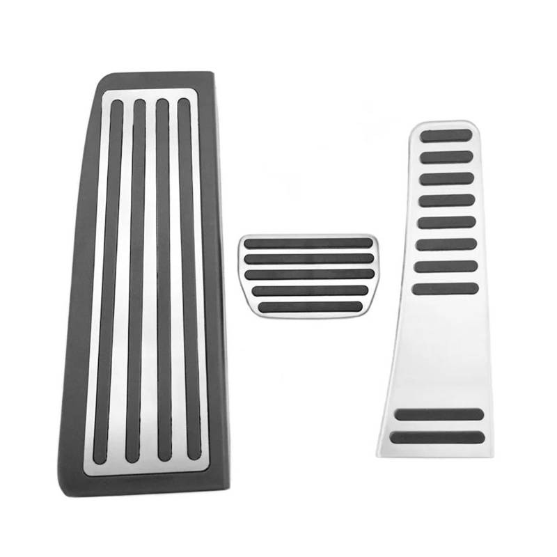 Fußstütze Pedale Für Volvo Für XC60 2018 2019 2020 2021 2022 2023 Auto Pedal Pad Edelstahl Nicht-Slip Kein Bohren Pedale Abdeckung Teile Bremse Pedalkappen(3pcs) von PTLYE