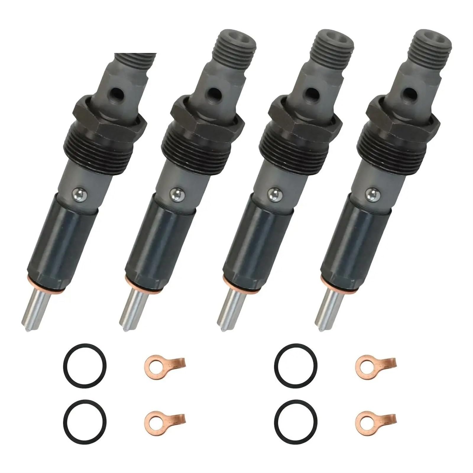 Injektor Düse Für Cummins 6BT Motor 4Pcs 4928990 Diesel Motor Kraftstoff Injektor Set Gewinde 14MM Fuel Injector von PTLYE