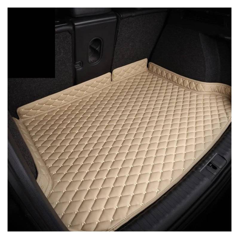 Kofferraummatten Auto Für 4 Serie Für Gran Für Coupe 2014-2019 Teppich Schwanz Cargo-Liner Stamm Boot Mat Pad Kofferraum Matte Kofferraum Schutzmatten(Beige 1pcs) von PTLYE