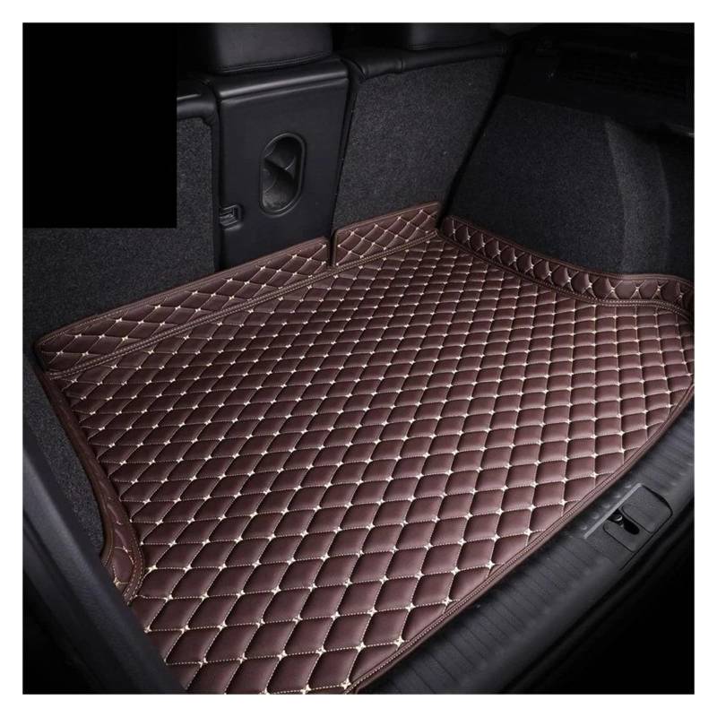 Kofferraummatten Auto Für 4 Serie Für Gran Für Coupe 2014-2019 Teppich Schwanz Cargo-Liner Stamm Boot Mat Pad Kofferraum Matte Kofferraum Schutzmatten(Coffee 1pcs) von PTLYE