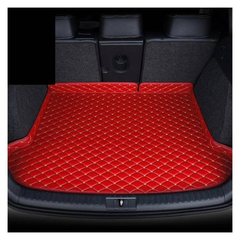 Kofferraummatten Auto Für 4 Serie Für Gran Für Coupe 2014-2019 Teppich Schwanz Cargo-Liner Stamm Boot Mat Pad Kofferraum Matte Kofferraum Schutzmatten(Red 1pcs) von PTLYE