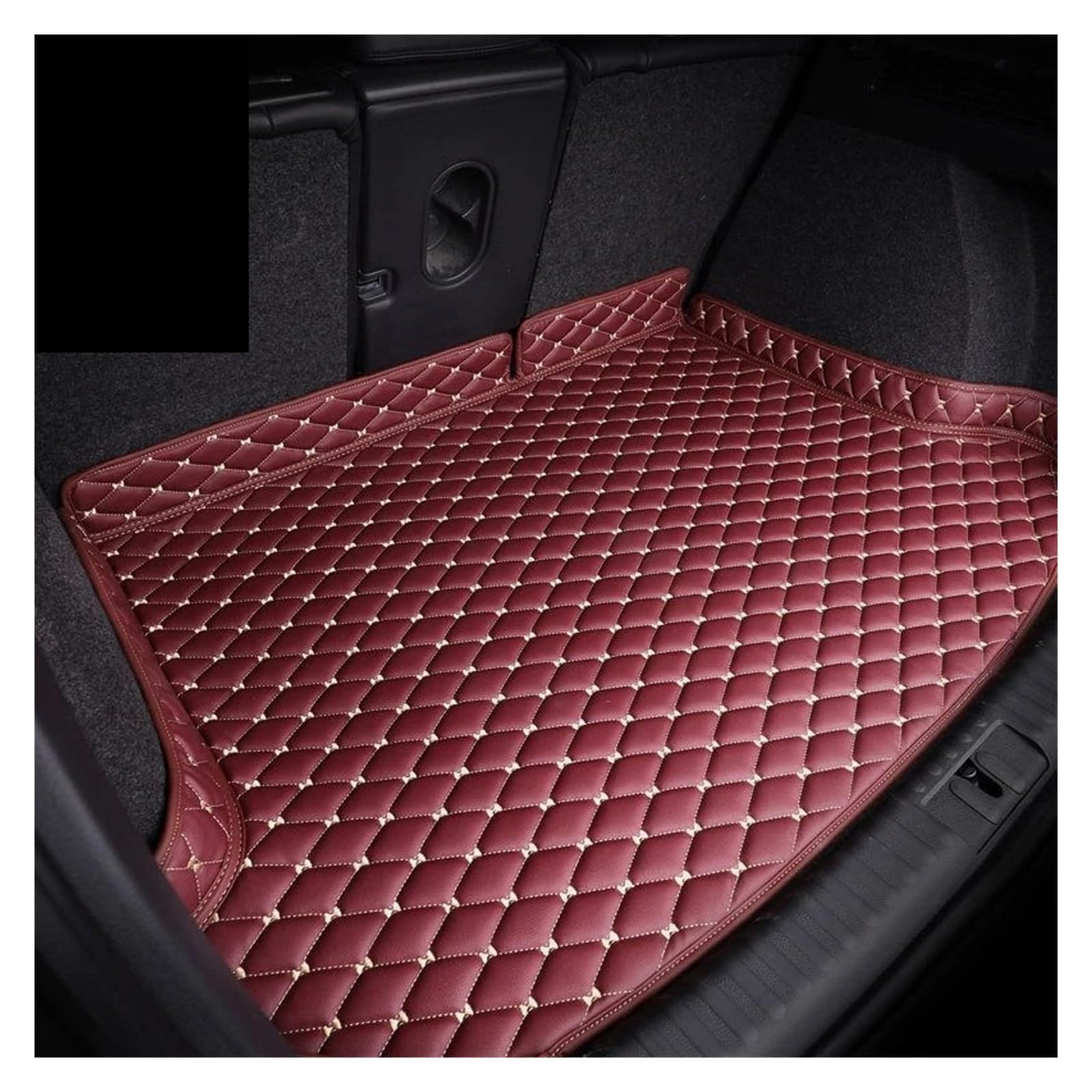 Kofferraummatten Auto Für 4 Serie Für Gran Für Coupe 2014-2019 Teppich Schwanz Cargo-Liner Stamm Boot Mat Pad Kofferraum Matte Kofferraum Schutzmatten(Wine red 1pcs) von PTLYE