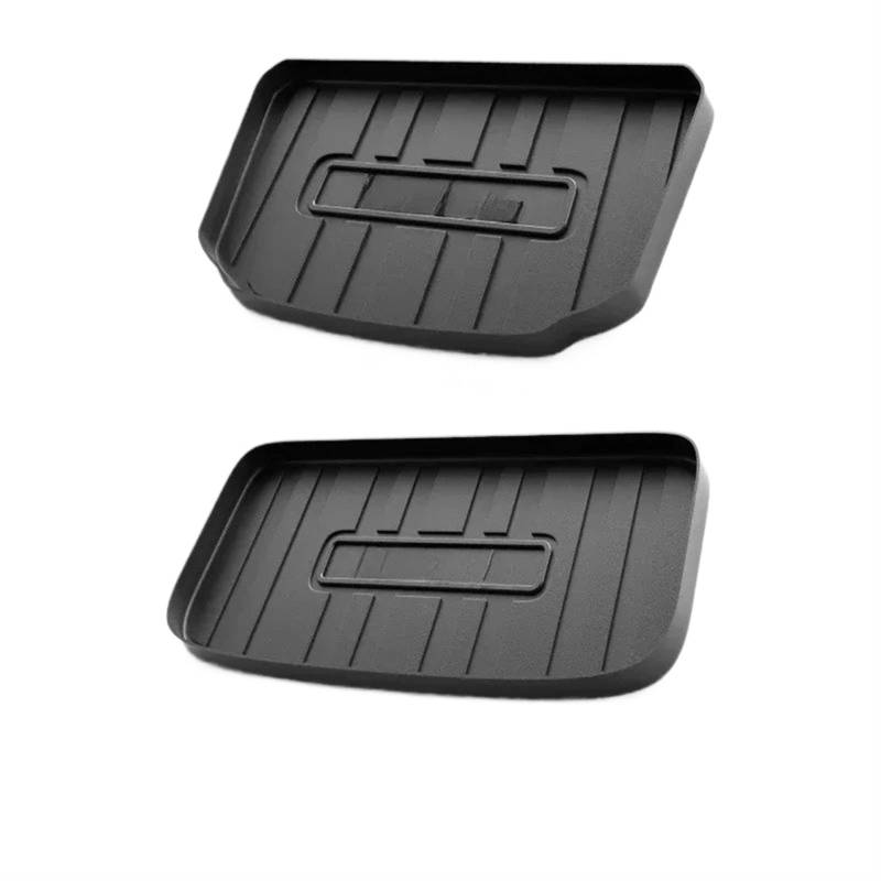 Kofferraummatten Auto Für BYD Für Seal Für Atto 4 EV 2023-2024 Auto Hinten Trunk Cargo Matte Blatt Teppich Schlamm Schutz wasserdichte Boot Liner Fach Kofferraum Schutzmatten(2pcs) von PTLYE