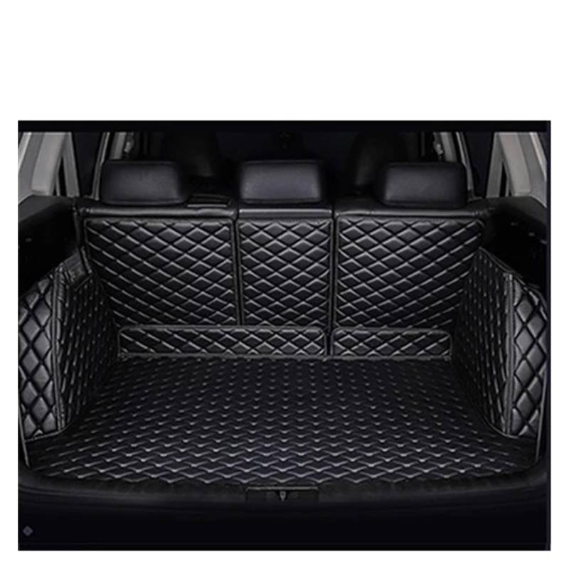 Kofferraummatten Auto Für Benz Für CLS 250d 350 400 500 W218 2010-2017 wasserdichte Cargo-Liner Boot Teppiche Spezielle Auto Stamm Matten Kofferraum Schutzmatten(Pure Black) von PTLYE