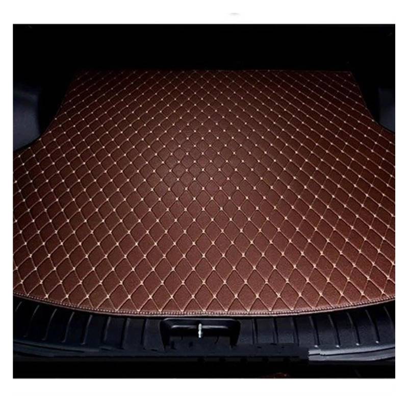 Kofferraummatten Auto Für Lexus NX Serie 200 200T NX300 NX300h 2015-2021 Cargo-Liner Teppich Innen Zubehör Abdeckung Kofferraum Matte Kofferraum Schutzmatten(Dark Brown) von PTLYE