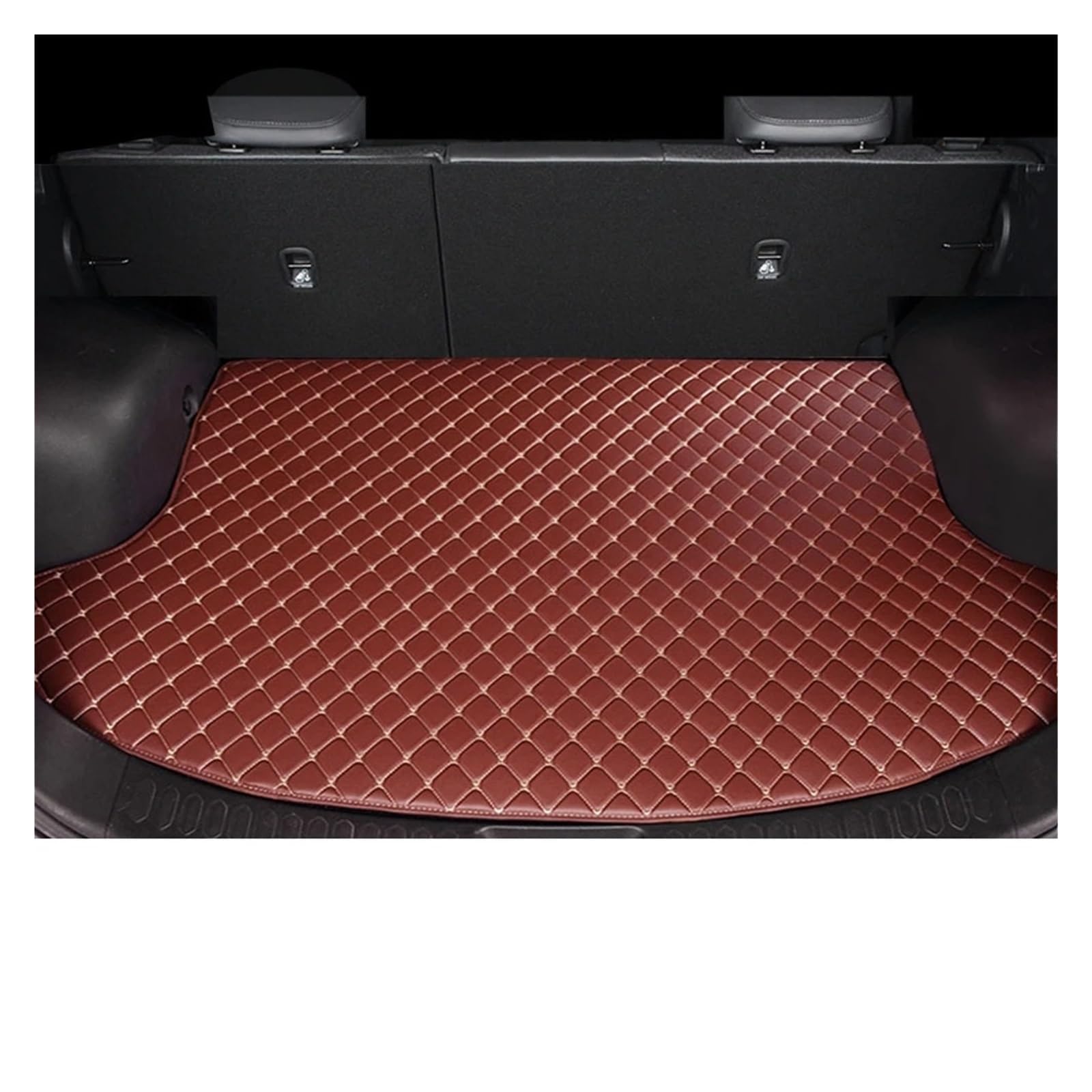 Kofferraummatten Auto Für Lexus RX270 RX350 RX330 2007 2008 2009 2010 2011 2012 2013 2014 2015 Auto Zubehör Cargo Liners Kofferraum Matten Kofferraum Schutzmatten(Brown) von PTLYE