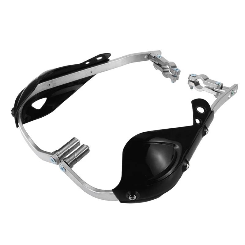 Motorrad-Lenkerhandschützer Universal 22mm Motorrad Handschützer Griffschutz Schwarz Weiß Handschutz Lenkerschutz Dirt Bike Moto Handprotektoren Motorrad von PTLYE