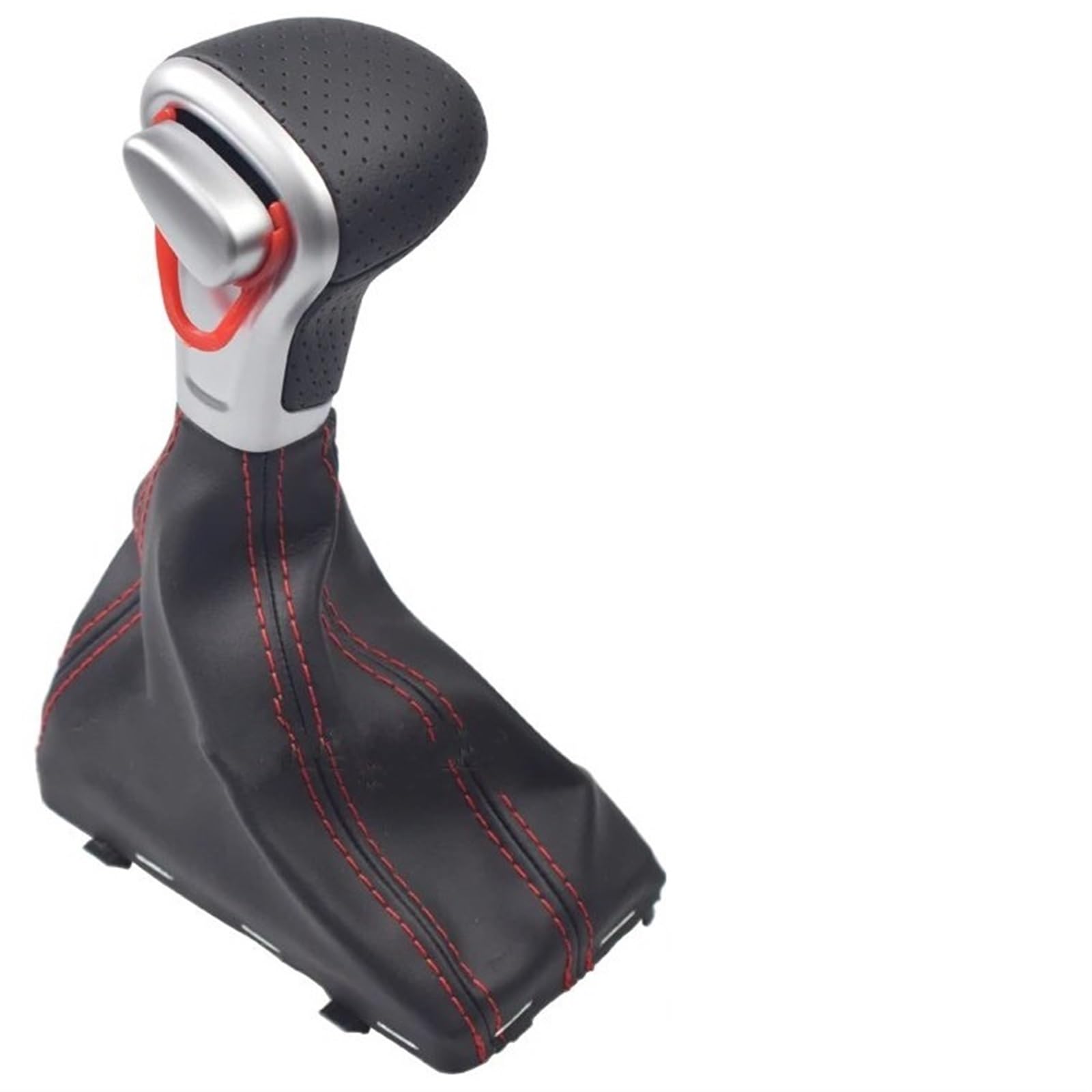 Schaltknauf FÜR A4 FÜR A5 B8 FÜR Q5 2010 2011 2012 2014 FÜR Autozubehör Getriebegriffe Schaltknauf Hebelstockkopf Gear Shift Knob(Hole-Red Line) von PTLYE