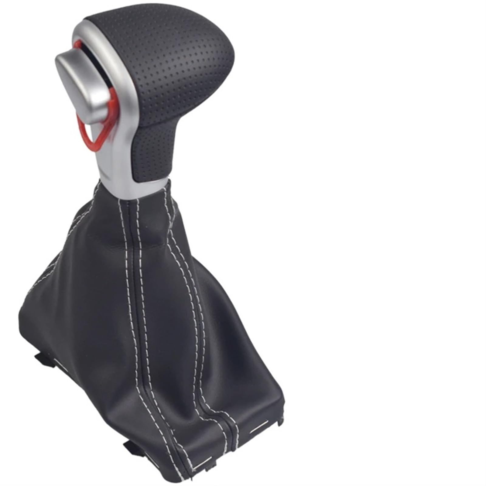 Schaltknauf FÜR A4 FÜR A5 B8 FÜR Q5 2010 2011 2012 2014 FÜR Autozubehör Getriebegriffe Schaltknauf Hebelstockkopf Gear Shift Knob(Hole-White Line) von PTLYE