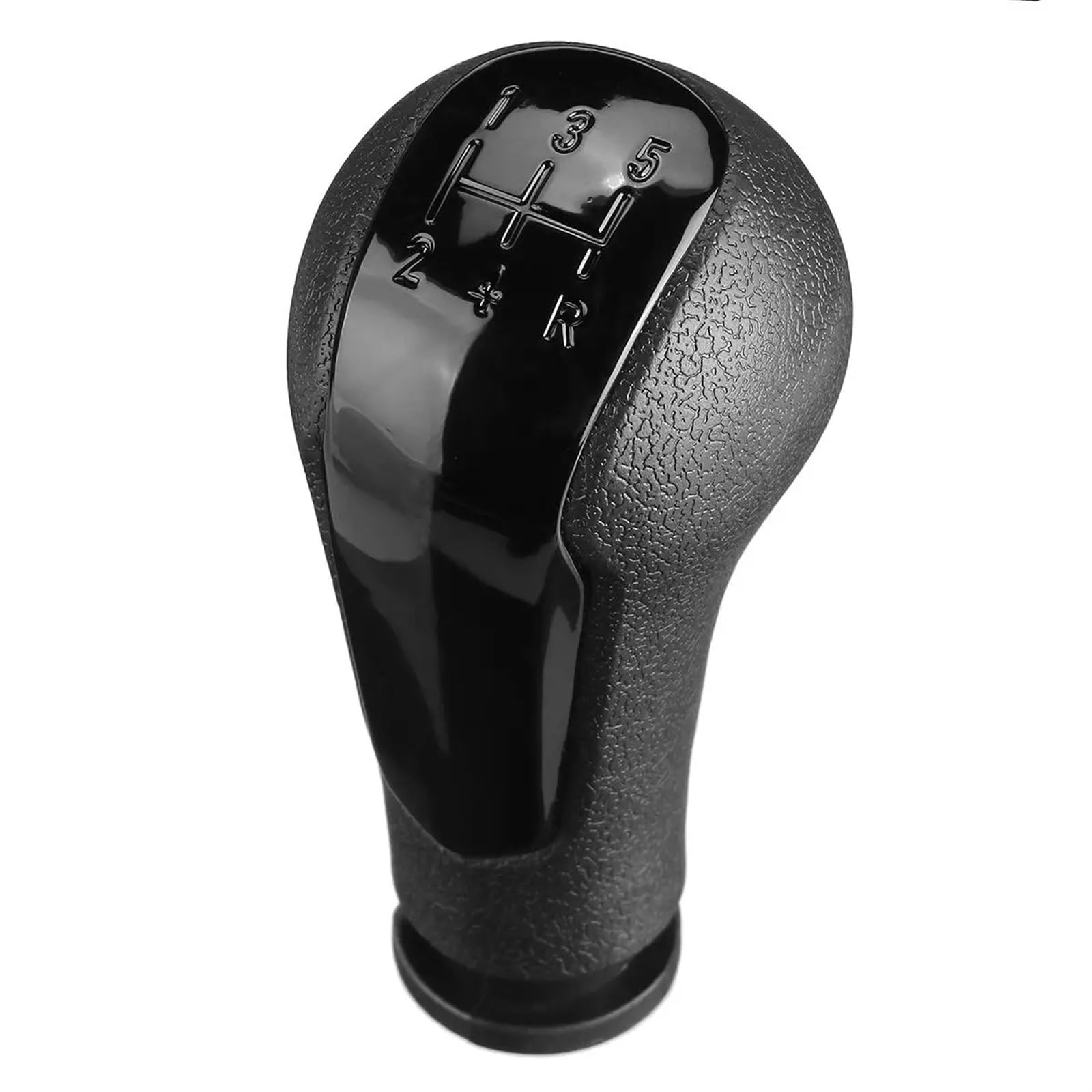 Schaltknauf Für Chevrolet Für Chevy Für Spark 2011 2013 2014 2015 2016 Autozubehör 5 Gang Schaltknauf Kunststoff Schalthebel Schalthebelkopf Gear Shift Knob(Black) von PTLYE