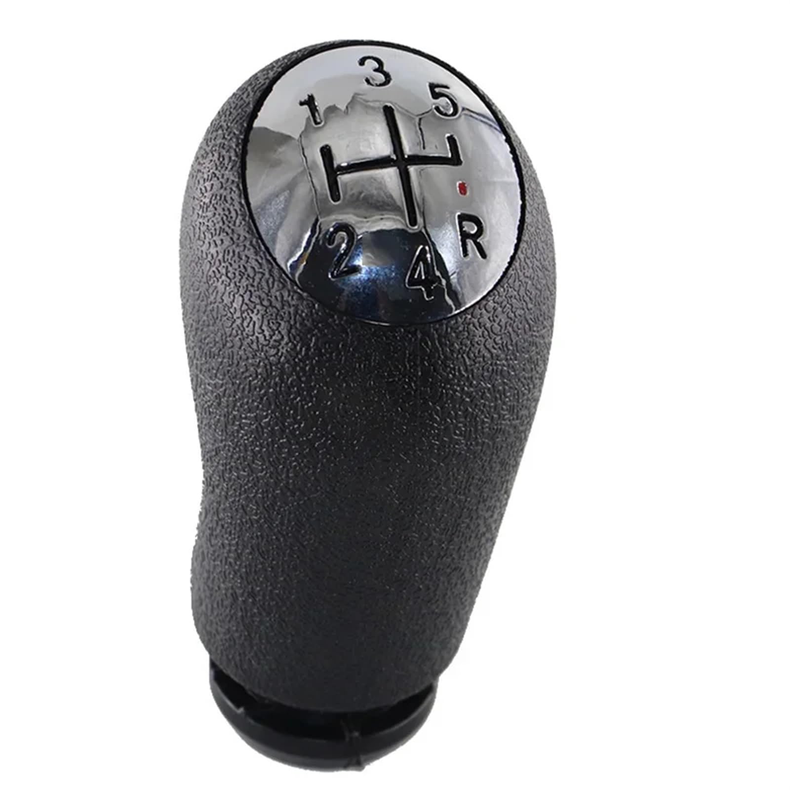 Schaltknauf Für Dacia Für Sandero Für Stepway II MK2 2013-2023 Getriebegriff Schaltknauf Hebel Wechselgetriebe Schalthebel Kunststoff Oder Leder Gear Shift Knob(5 Speed Plastic) von PTLYE