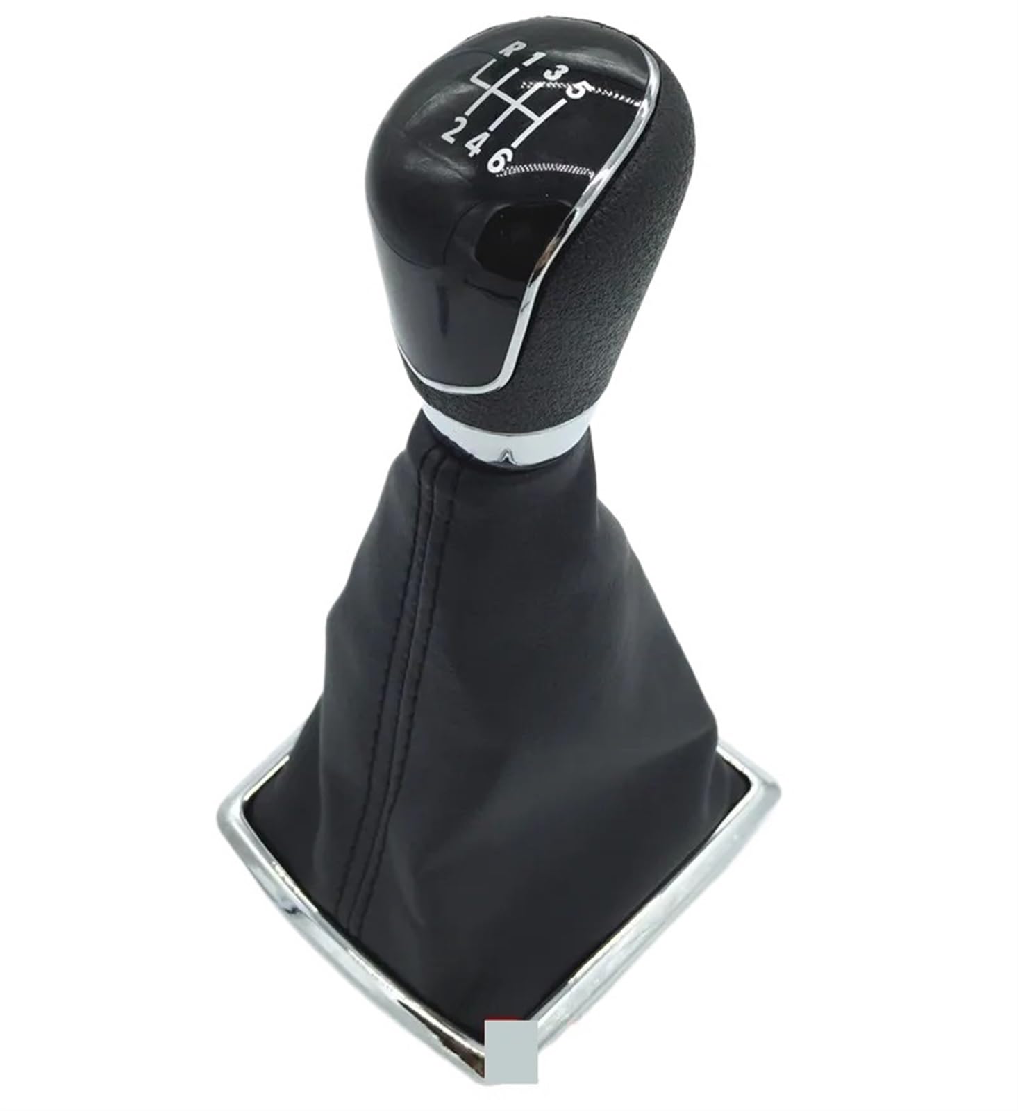 Schaltknauf Für Ford Für B-max Für S-max Für Galaxy MK3 Für Kuga Für Transit Schaltknauf Gamasche Boot Abdeckung 5/6 Geschwindigkeit Gear Shift Knob(6 Speed Black) von PTLYE