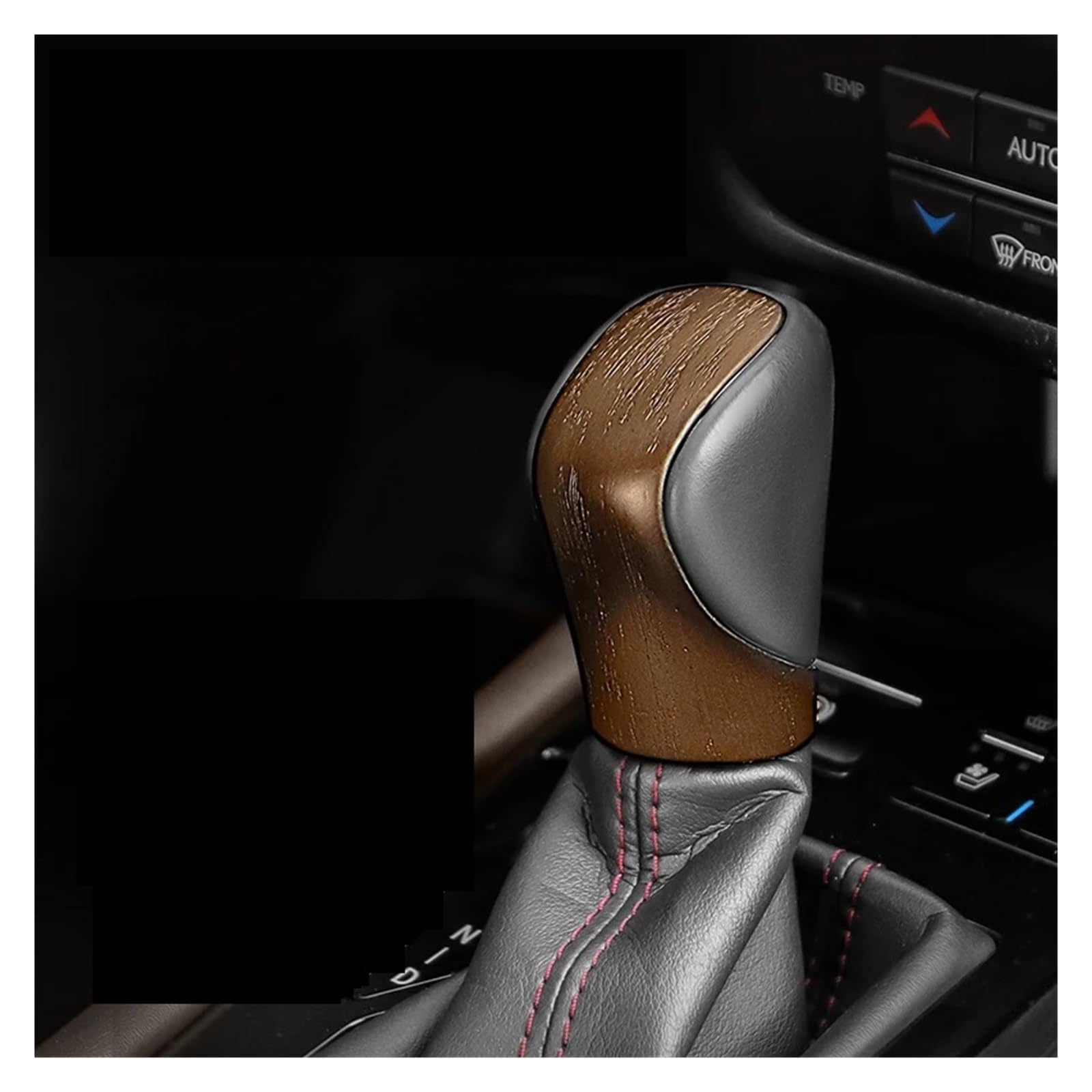 Schaltknauf Für Lexus Für Serie Auto Gangschaltung Kopfabdeckung Schalthebelabdeckung Innenausstattung Modifikation Massivholz Gear Shift Knob(14-17GS) von PTLYE