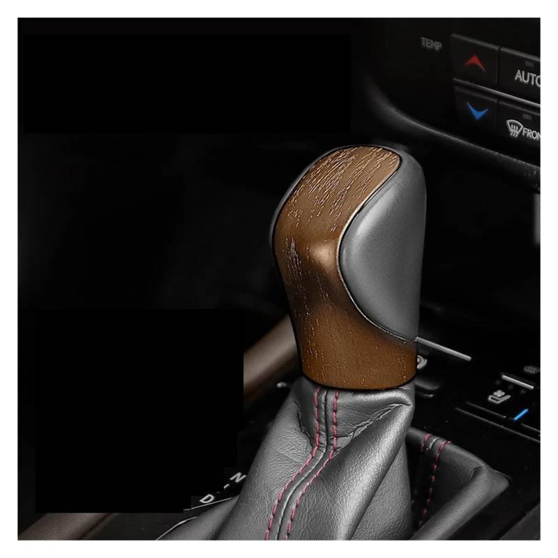 Schaltknauf Für Lexus Für Serie Auto Gangschaltung Kopfabdeckung Schalthebelabdeckung Innenausstattung Modifikation Massivholz Gear Shift Knob(15-21NX) von PTLYE