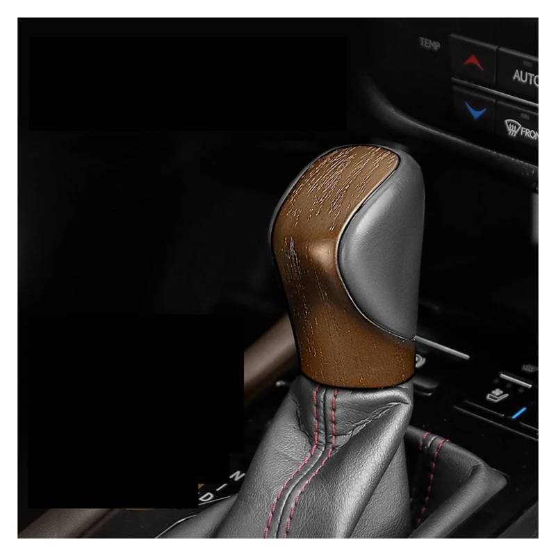 Schaltknauf Für Lexus Für Serie Auto Gangschaltung Kopfabdeckung Schalthebelabdeckung Innenausstattung Modifikation Massivholz Gear Shift Knob(16-21CT) von PTLYE