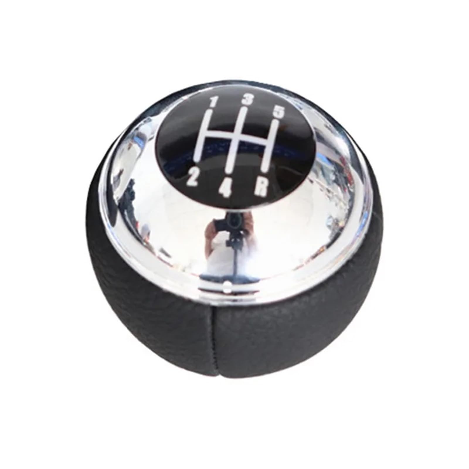 Schaltknauf Für Mini Für Cooper Für R52 R53 S 3 Türen 2001-2007 2008 5 6 Gang Auto Schaltknauf Schalthebel Stick Hebel Griff Ball Gear Shift Knob(5-Speed Black) von PTLYE