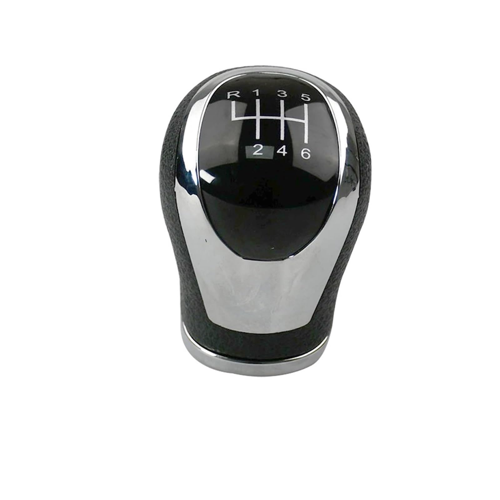 Schaltknauf Für Nissan Für Qashqai J11 X-Trail T32 2016 2017 Lederhandbuch 6 Gang Schaltknauf Schalthebelkopf Handball Gear Shift Knob von PTLYE