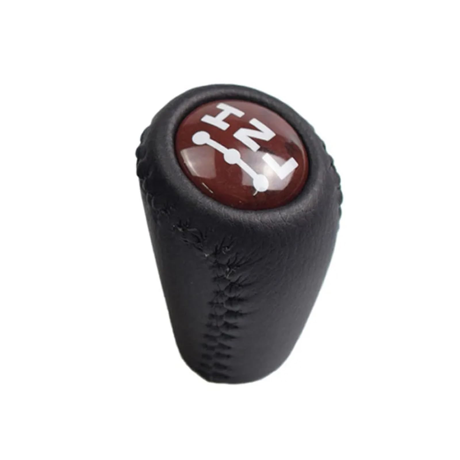 Schaltknauf Für Toyota Für Prado 120 2003 2004 2005 2006 2007 2008 2009 Automatische Leder Auto Styling Schaltknauf Hebel Shifter Stick Gear Shift Knob(Redwood-2) von PTLYE