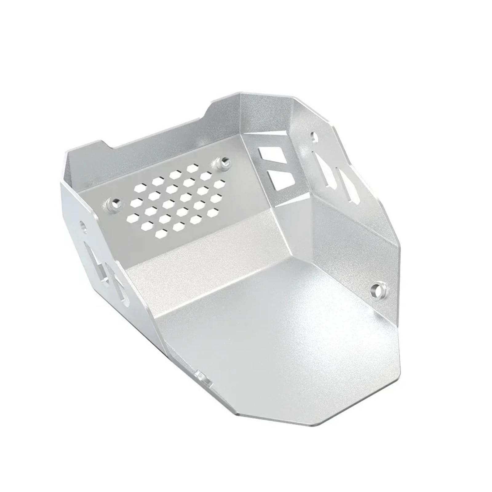 Schutzabdeckung Motorradmotoren Für CFMOTO 450MT 450 MT 2024 2025 2026 FChassis Schutz Motor Shell Abdeckung Motorrad Skid Platte Motor Guards Protector(Silver) von PTLYE