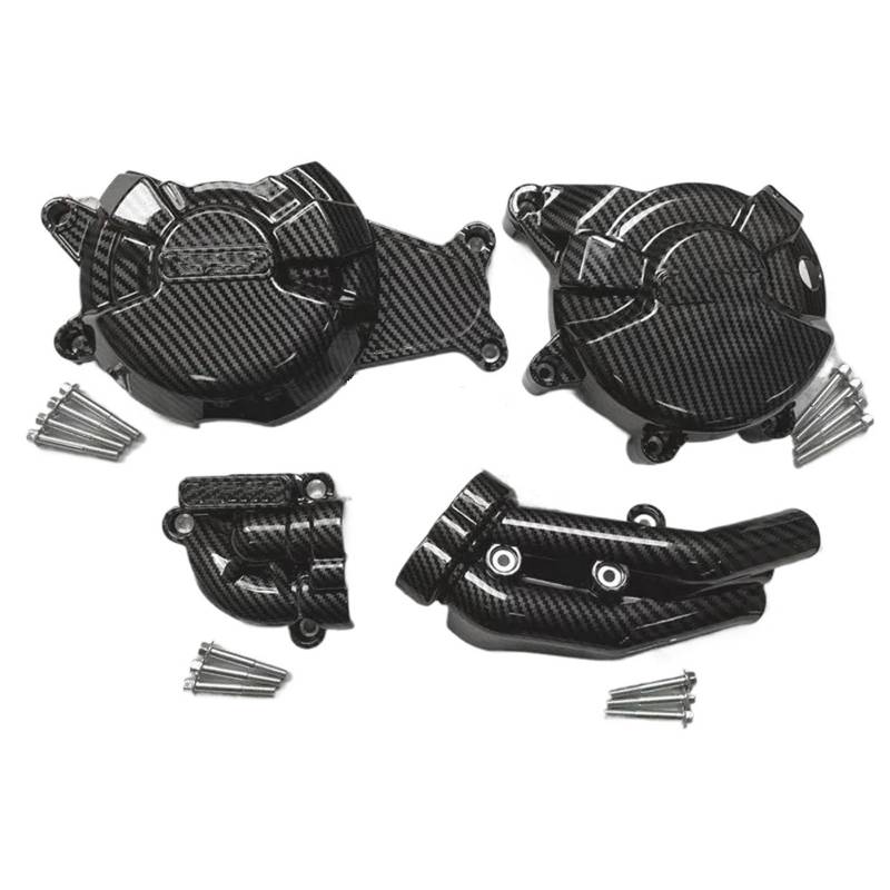 Schutzabdeckung Motorradmotoren Für FZ07 Für XSR700 Für MT-07 2014 2015 2016 2017 2018 2019 2020 2021 2022 2023 2024 Motorräder Motor Abdeckung Schutz(Carbon-Look) von PTLYE